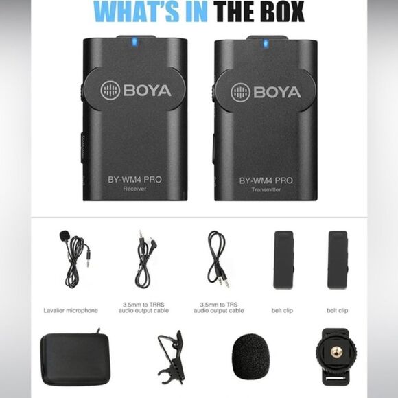 Upgrade 2.4GHz Wireless Lavalier Lapel Mic Omnidirectional Microphone System - Picture 5 of 7